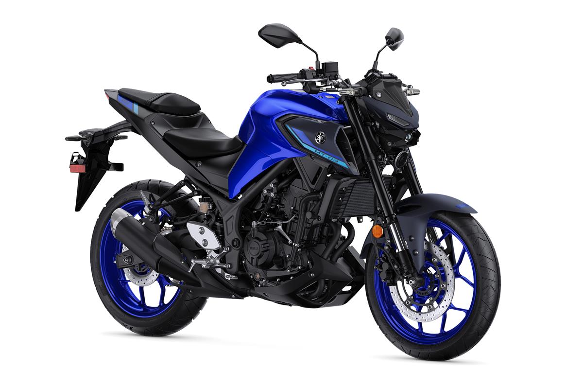 Yamaha MT-03 ABS - THE DARK BECKONS:
Your entry to the Dark Side. Built to thrill with a twin‑cylinder engine, aggressive looks and serious street presence.