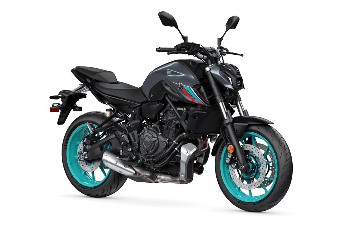Yamaha MT-07 ABS - DARK ATTRACTION:
Featuring a distinctive next generation look and features, as well as an advanced twin‑cylinder engine. Experience the best balance of performance and value the Dark Side has to offer.