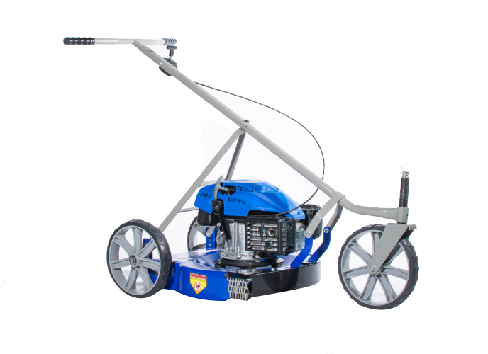 YAMAHA TS52-4W LAWNMOWERS  - HIGH VERSATILITY:
The highly versatile, Imbuzi¬Æ chassis is designed for tough cutting. designed for South African veld, the TS52-4W 520mm cutting span lawnmower features wheel and height adjustment options and front highly maneuverable castor wheels.

