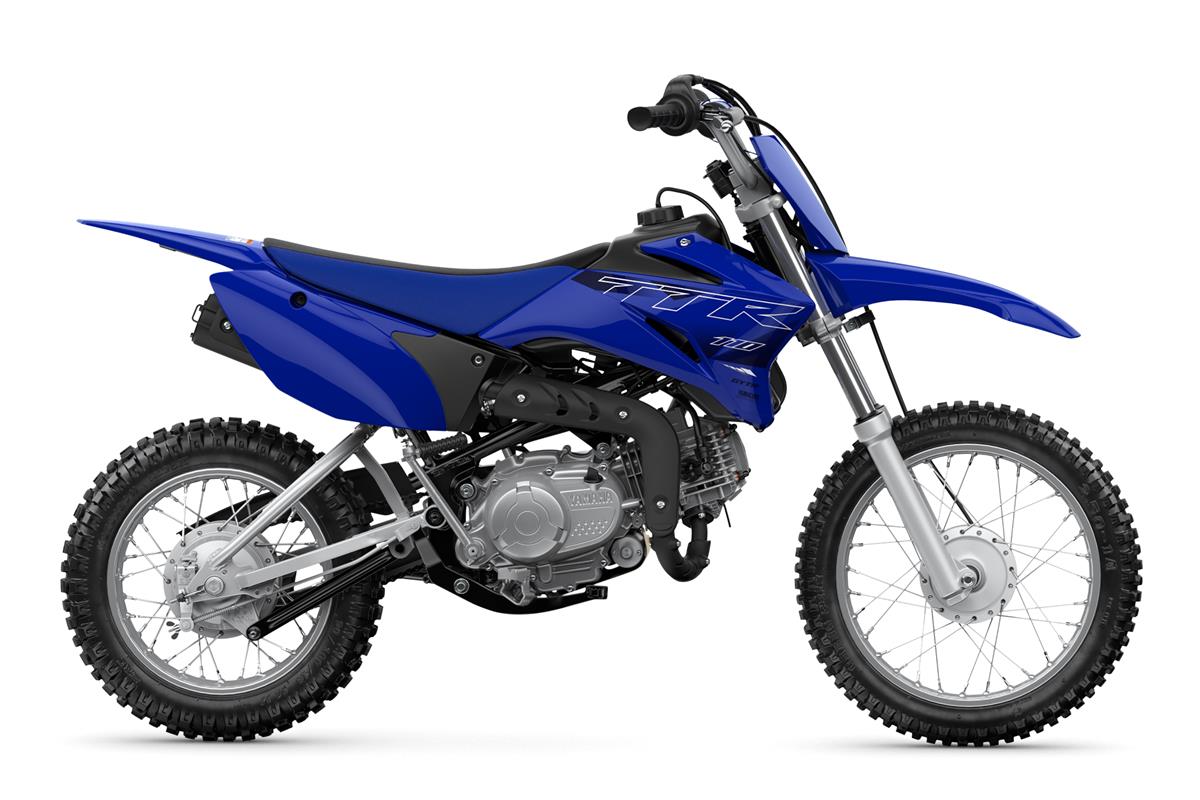Yamaha TTR110E - SMALL PACKAGE. BIG FUN:
The bike that produces big fun for both young and older riders and everyone in between. The versatile TT‑R110E is a bike for the whole family.