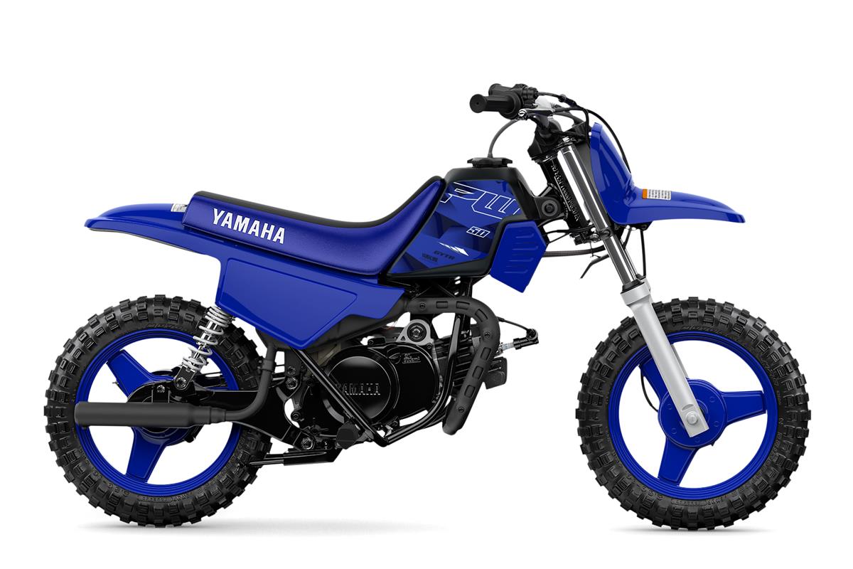 Yamaha PW50 - THE PERFECT FIRST STEP:
A fully automatic transmission and adjustable throttle control expands thrills along with skills. The world‑renowned PW50 ensures fun‑filled first ride experiences.
